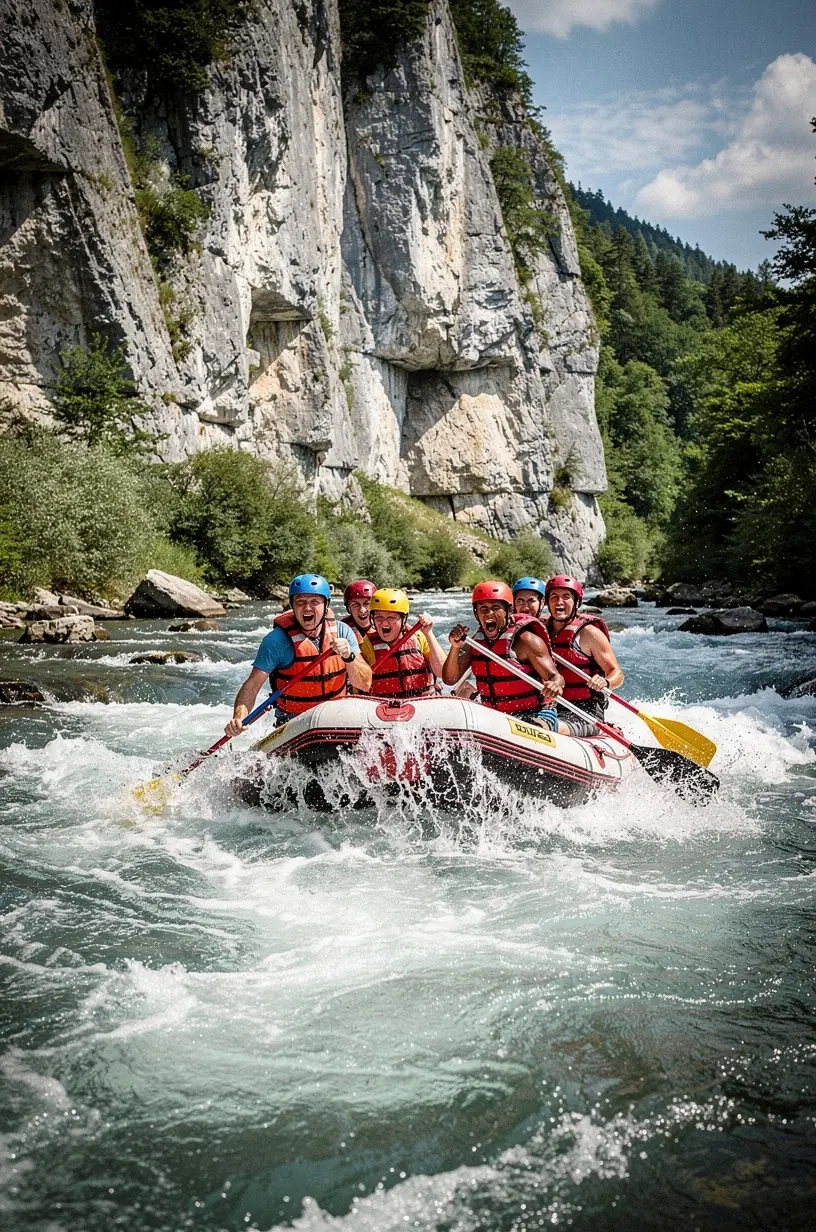 Cyclists riding on a forest path in Slovakia’s protected park areas